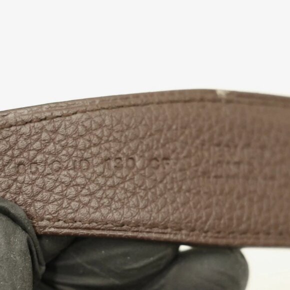 Hermes H Logo Reversible Gold Buckle Black Belt Mens Size 85 - Picture 8 of 12